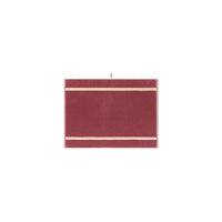 LOOP HOME bath mat - ruby/almond blush - pinstripe — view 2