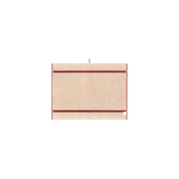 LOOP HOME bath mat - ruby/almond blush - pinstripe — view 3