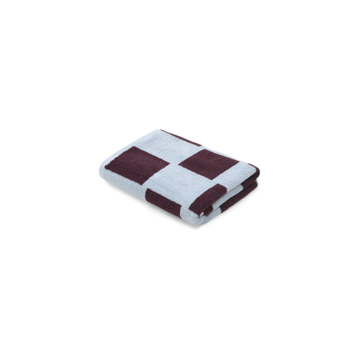LOOP HOME bath mat - sky/carmine - brick