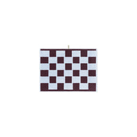 LOOP HOME bath mat - sky/carmine - brick — view 2