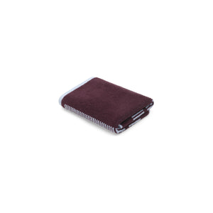 LOOP HOME bath mat - sky/carmine - dual dash