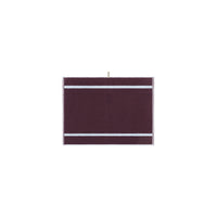 LOOP HOME sky/carmine - pinstripe bundles — bath mat front