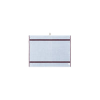 LOOP HOME bath mat - sky/carmine - pinstripe — view 3