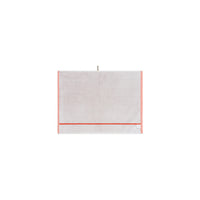 LOOP HOME terracotta/stone - pinstripe bundles — bath mat back
