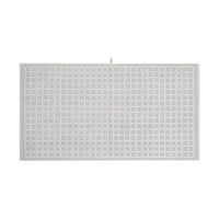 LOOP HOME bath sheet - butter/stone - grid — view 3