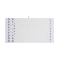 LOOP HOME lilac/ivory - wave bundles — bath sheet back