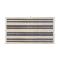 LOOP HOME bath sheet - midnight/sand - dual dash — view 2