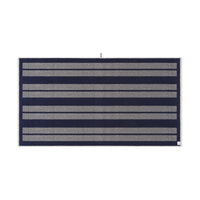 LOOP HOME bath sheet - midnight/sand - dual dash — view 3