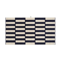 LOOP HOME bath sheet - midnight/sand - stack — view 3