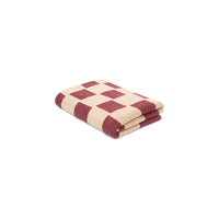 LOOP HOME bath sheet - ruby/almond blush - brick