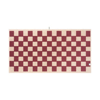 LOOP HOME ruby/almond blush - brick bundles — bath sheet front