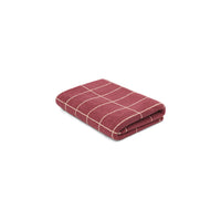 LOOP HOME bath sheet - ruby/almond blush - tile