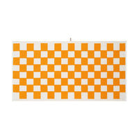 LOOP HOME bath sheet - saffron/ivory - brick — view 3