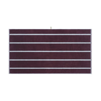 LOOP HOME sky/carmine - pinstripe bundles — bath sheet front