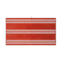 LOOP HOME bath sheet - terracotta/stone - dual dash — view 2