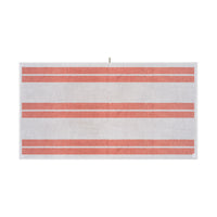 LOOP HOME bath sheet - terracotta/stone - dual dash — view 3