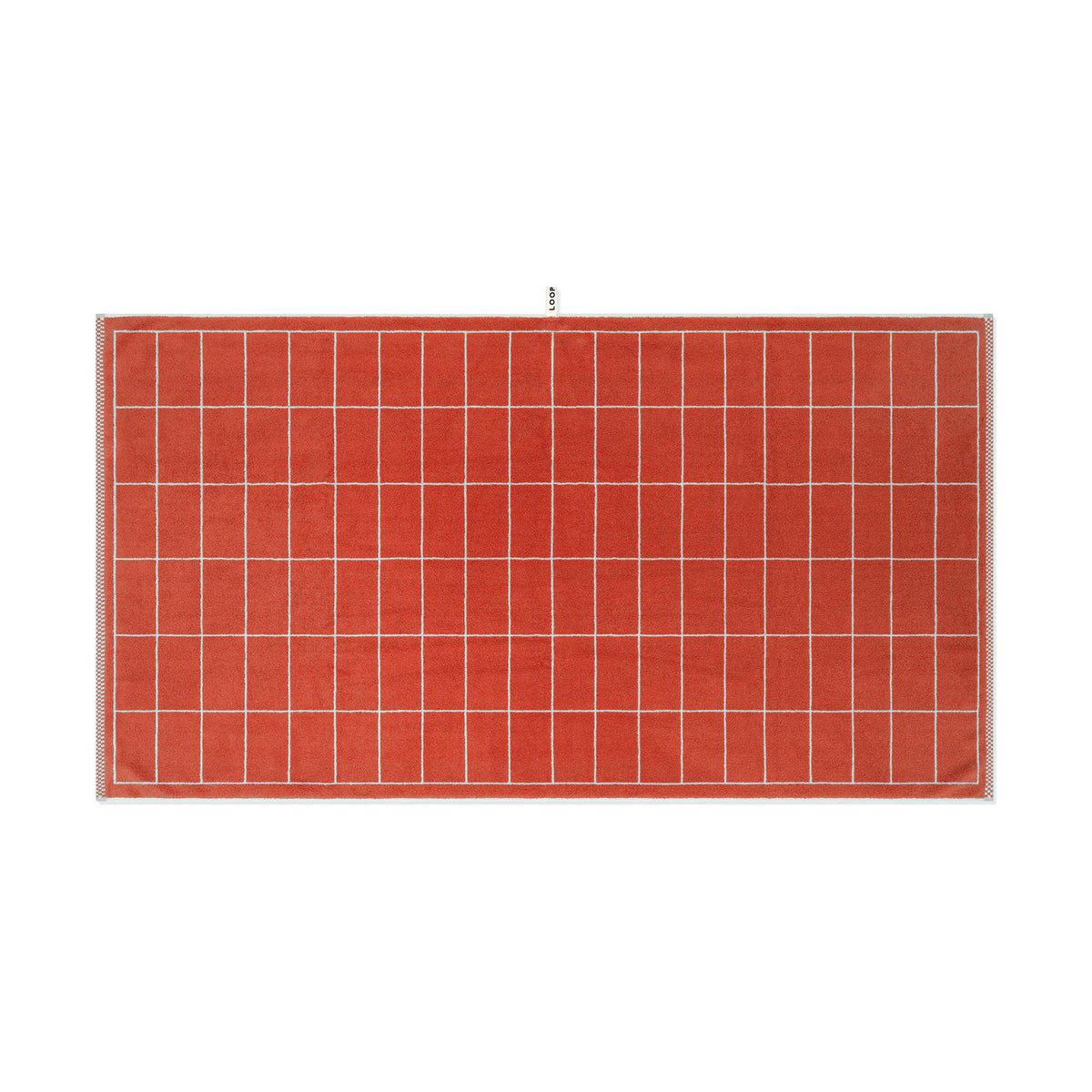 LOOP HOME bath sheet - terracotta/stone - tile — view 2