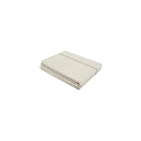 LOOP HOME bath towel - butter/stone - dual stripe