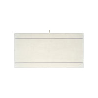 LOOP HOME bath towel - butter/stone - dual stripe — view 2