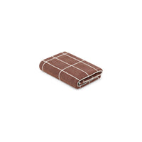 LOOP HOME bath towel - coffee/ivory - tile