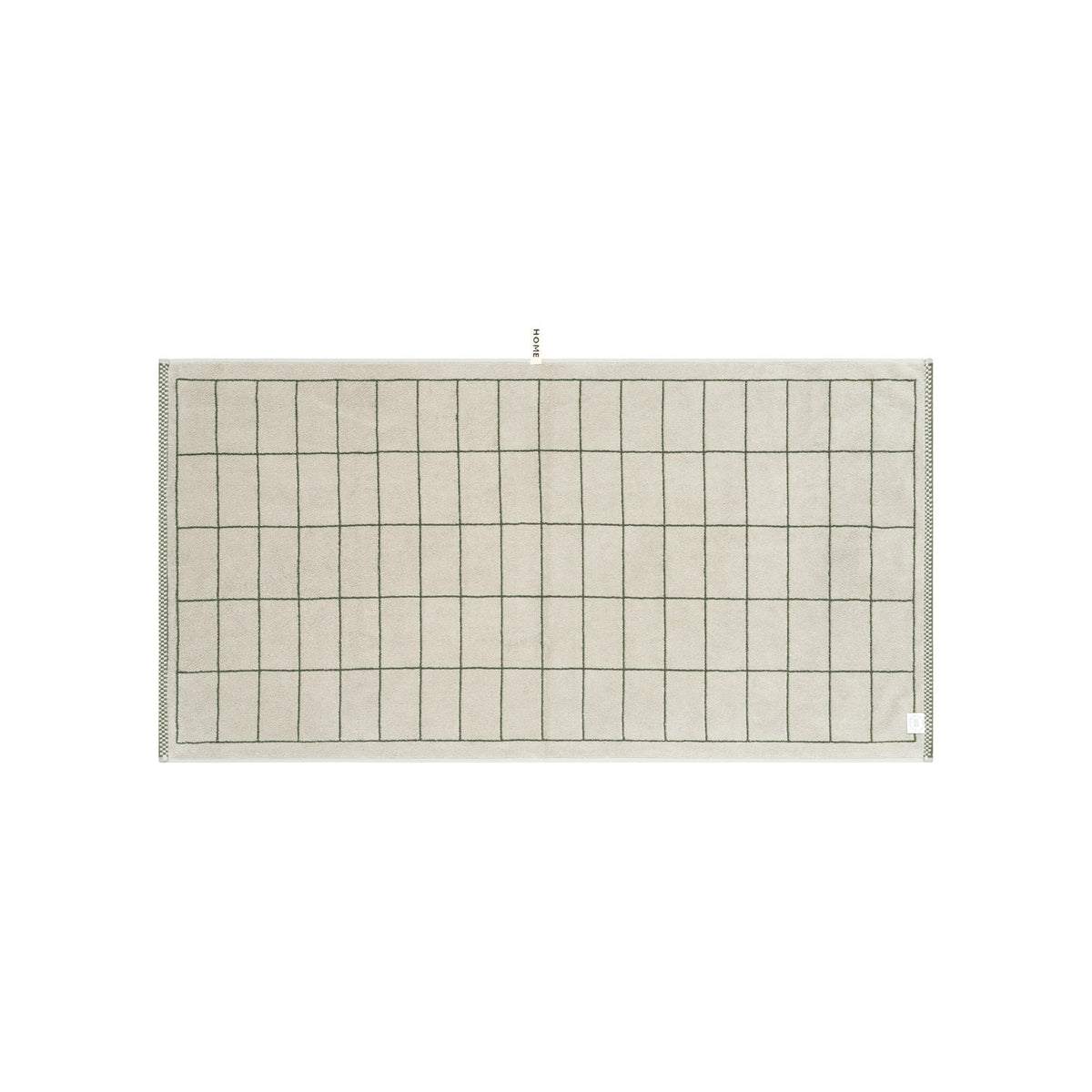 LOOP HOME bath towel - forest/sage - tile — view 3