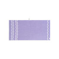LOOP HOME lilac/ivory - wave bundles — bath towel back