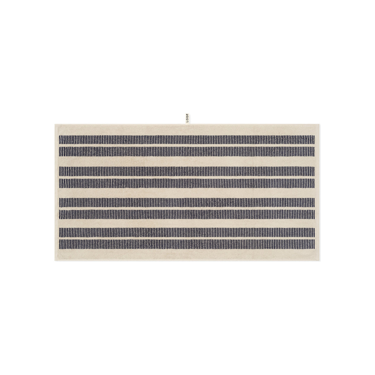LOOP HOME midnight/sand - dual dash bundles — bath towel front