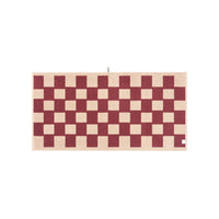 LOOP HOME bath towel - ruby/almond blush - brick — view 3