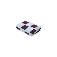 LOOP HOME bath towel - sky/carmine - brick