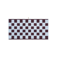 LOOP HOME bath towel - sky/carmine - brick — view 2