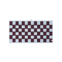 LOOP HOME bath towel - sky/carmine - brick — view 3