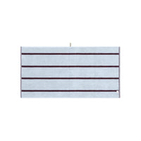 LOOP HOME sky/carmine - pinstripe bundles — bath towel back