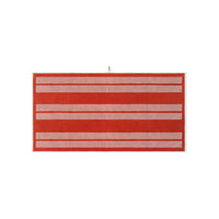 LOOP HOME bath towel - terracotta/stone - dual dash — view 2