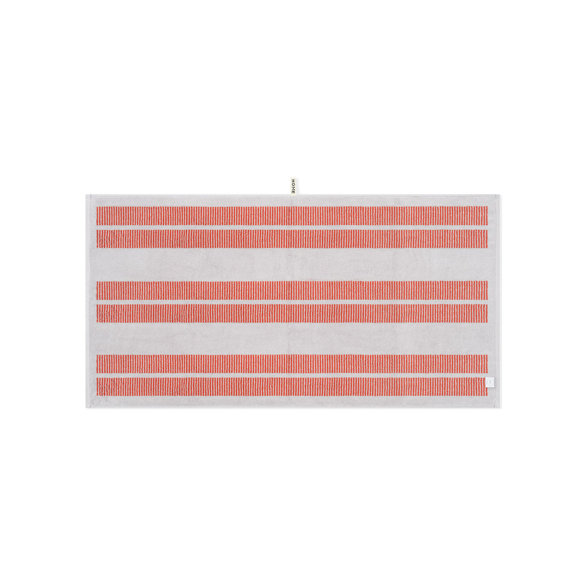 LOOP HOME terracotta/stone - dual dash bundles — bath towel back