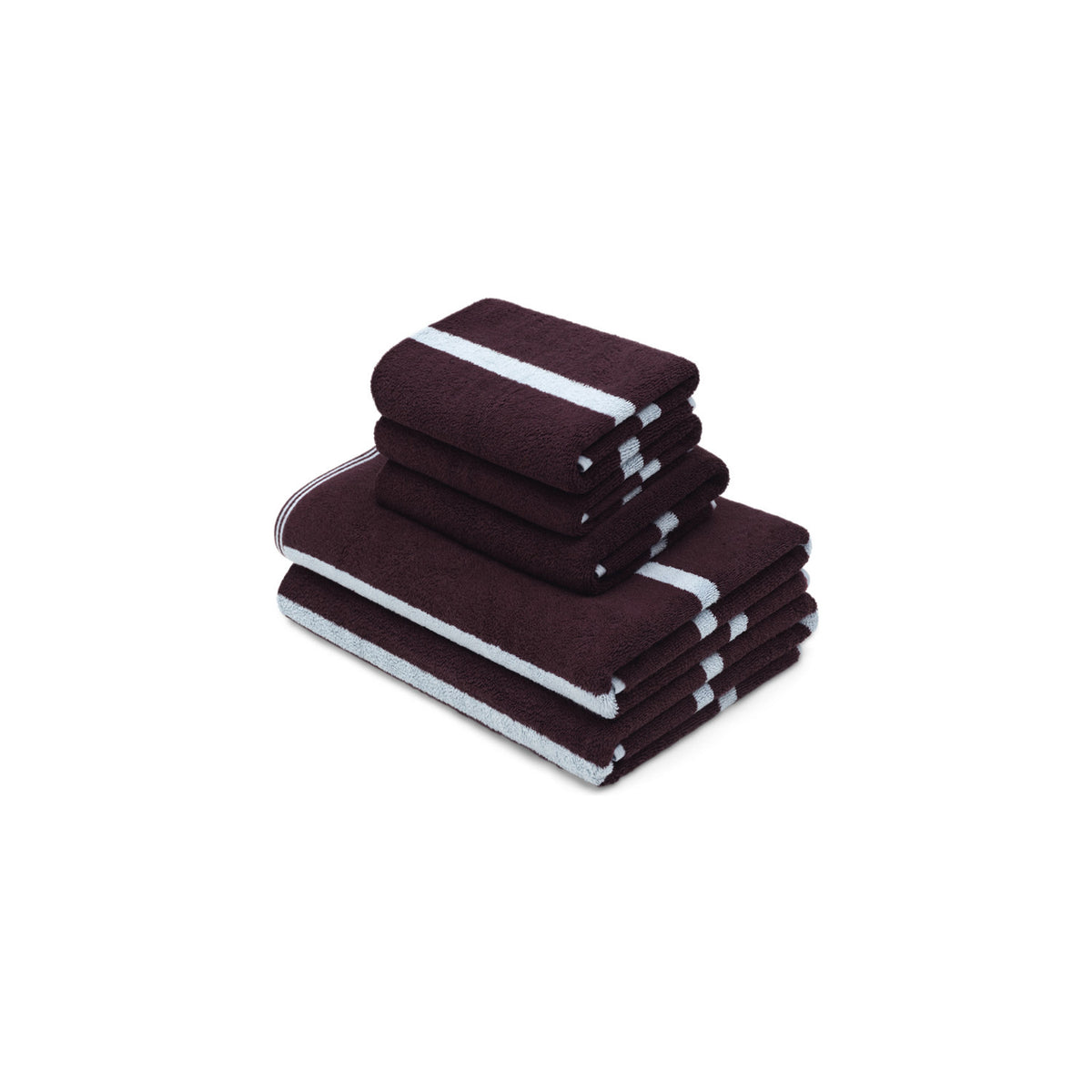 LOOP HOME sky/carmine - pinstripe bundles — view 2
