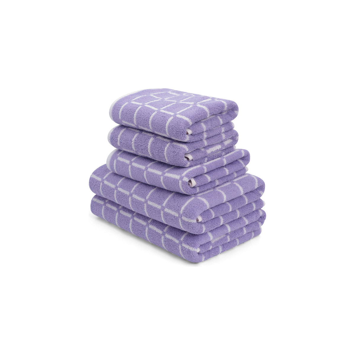 LOOP HOME lilac/ivory - grid bundles — view 1