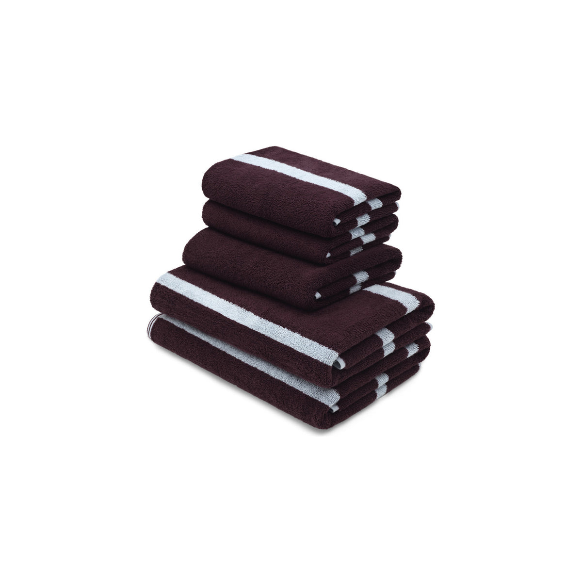 LOOP HOME sky/carmine - pinstripe bundles — view 1
