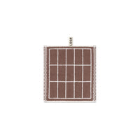 LOOP HOME face towel - coffee/ivory - tile