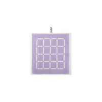 LOOP HOME face towel - lilac/ivory - grid