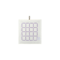 LOOP HOME face towel - lilac/ivory - grid — view 2