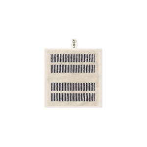 LOOP HOME face towel - midnight/sand - dual dash