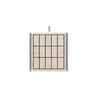 LOOP HOME face towel - midnight/sand - tile