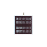 LOOP HOME face towel - sky/carmine - dual dash