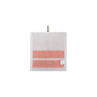LOOP HOME face towel - terracotta/stone - dual dash — view 2