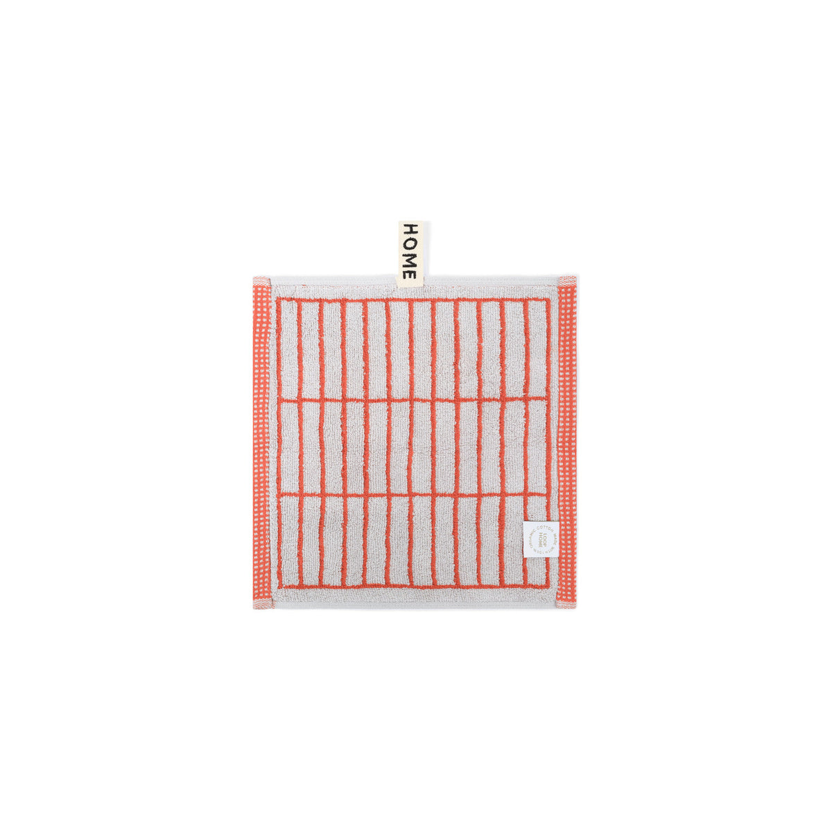 LOOP HOME face towel - terracotta/stone - tile — view 2