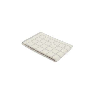 LOOP HOME hand towel - butter/stone - grid