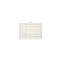 LOOP HOME butter/stone - grid bundles — hand towel front