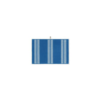 LOOP HOME hand towel - cobalt/ivory - dual dash — view 2