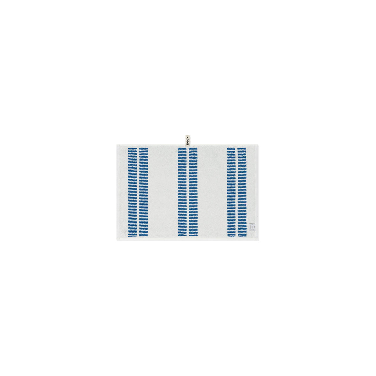 LOOP HOME hand towel - cobalt/ivory - dual dash — view 3