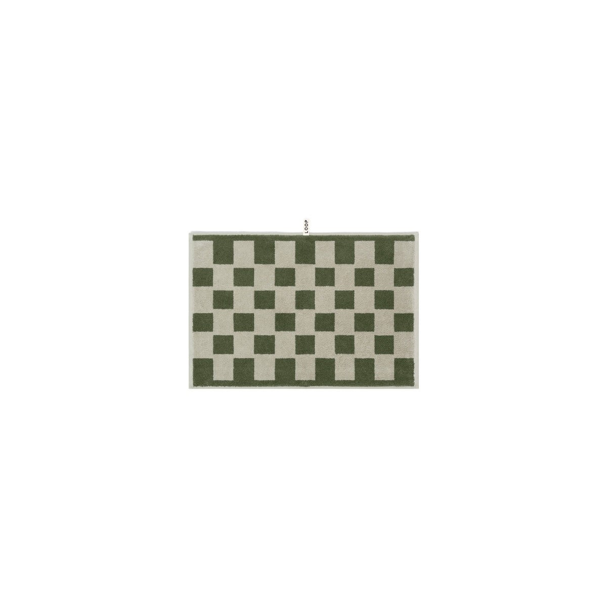 LOOP HOME hand towel - forest/sage - brick — view 2